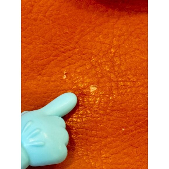 Sabina NY Leather Fold Over Crossbody Bag With Adjustable Strap Cognac - Picture 10 of 10